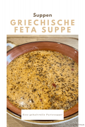Griechische Feta Suppe