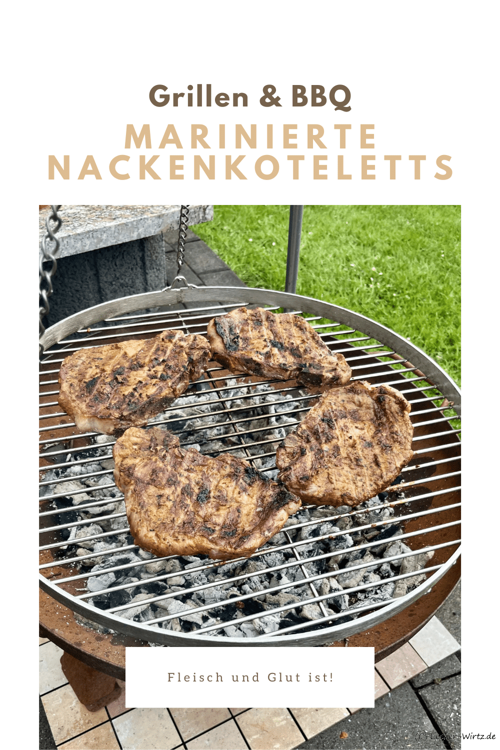 Marinierte Nackenkoteletts