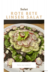 Rote Bete Linsen Salat