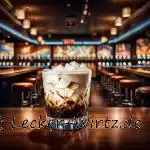 Ein White Russian in einer Bar in einem Bowling Center.