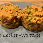 Tomaten-Couscous mit Thunfisch und Erbsen