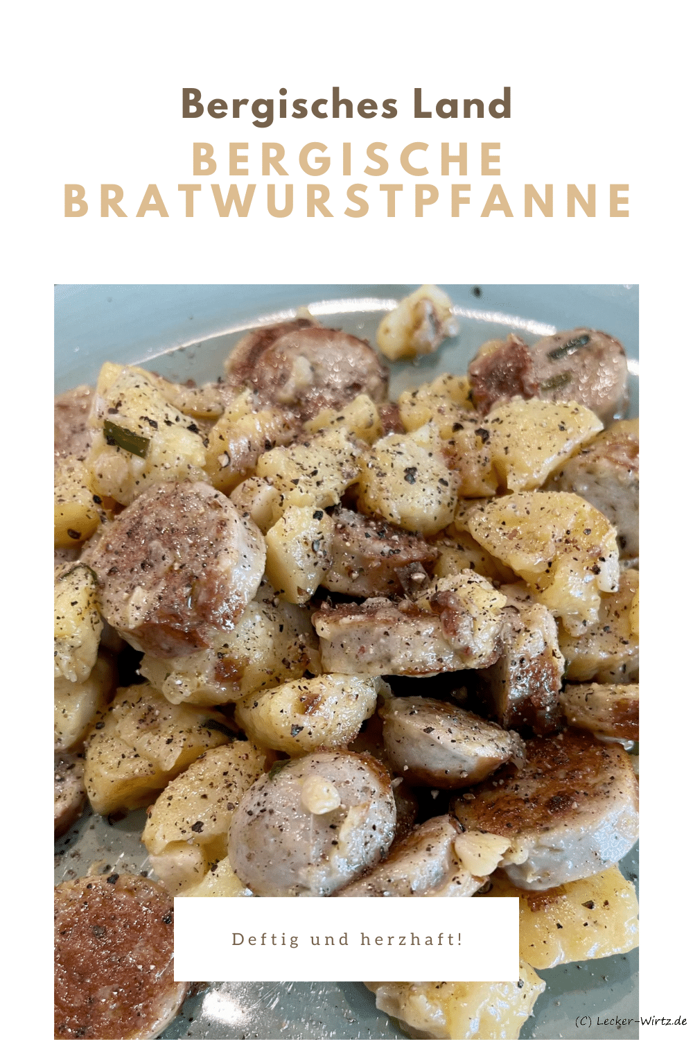 Bergische Bratwurstpfanne
