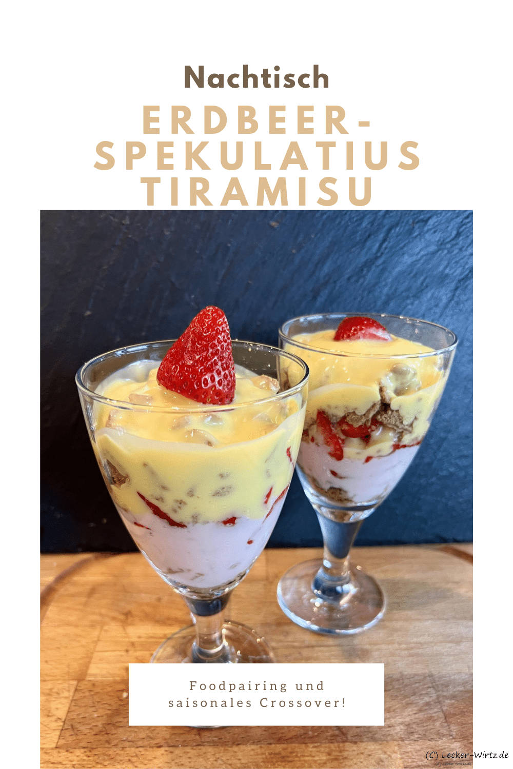 Erdbeer-Spekulatius Tiramisu