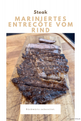 Mariniertes Entrecôte vom Rind