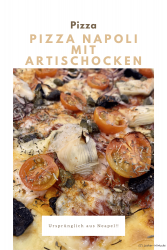 Pizza Napoli mit Artischocken