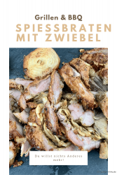 Spießbraten mit Zwiebel