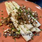 Glasierter Spargel mit Polonaise