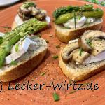 Spargel Crostini