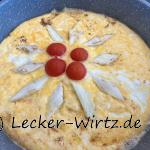 Rührei mit Spargel