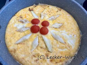 Rührei mit Spargel 
