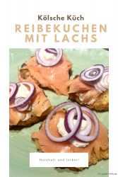 Reibekuchen mit Lachs