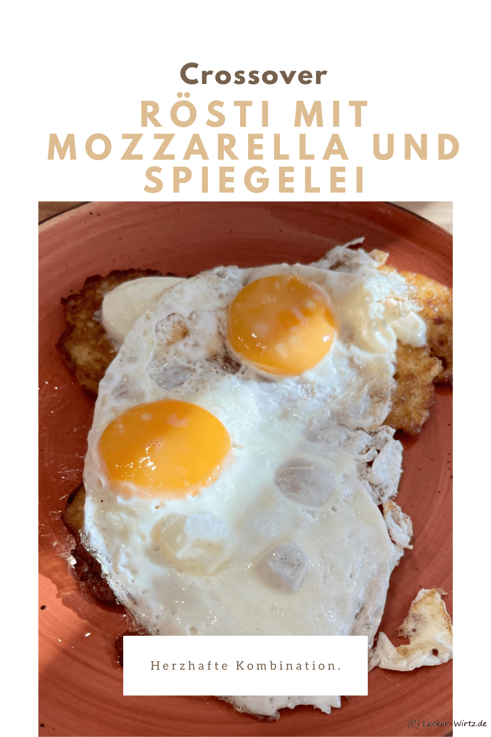 Rösti mit Mozzarella und Spiegelei