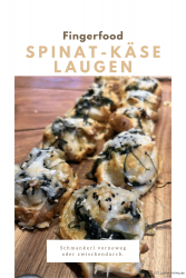 Spinat-Käse-Laugen-Fingerfood