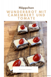 Wunderbrot protein mit Camembert und Tomate