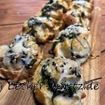 Spinat-Käse-Laugen-Fingerfood
