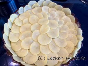 Gratinierter Kartoffel-Lauch-Auflauf