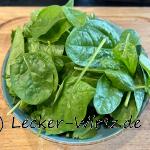 frischer Spinat
