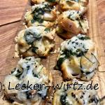 Spinat-Käse-Laugen-Fingerfood