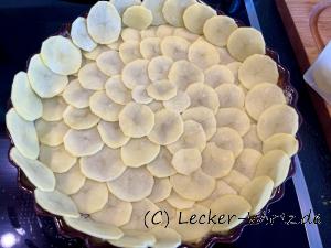 Gratinierter Kartoffel-Lauch-Auflauf