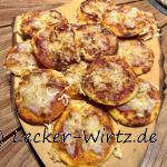 Pizzette speck - Mini-Pizza mit Bacon