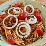 Spaghetti con tonno e pomodoro