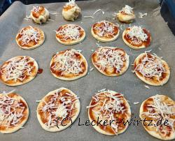 Pizzette formagio - Mini-Pizza mit Käse
