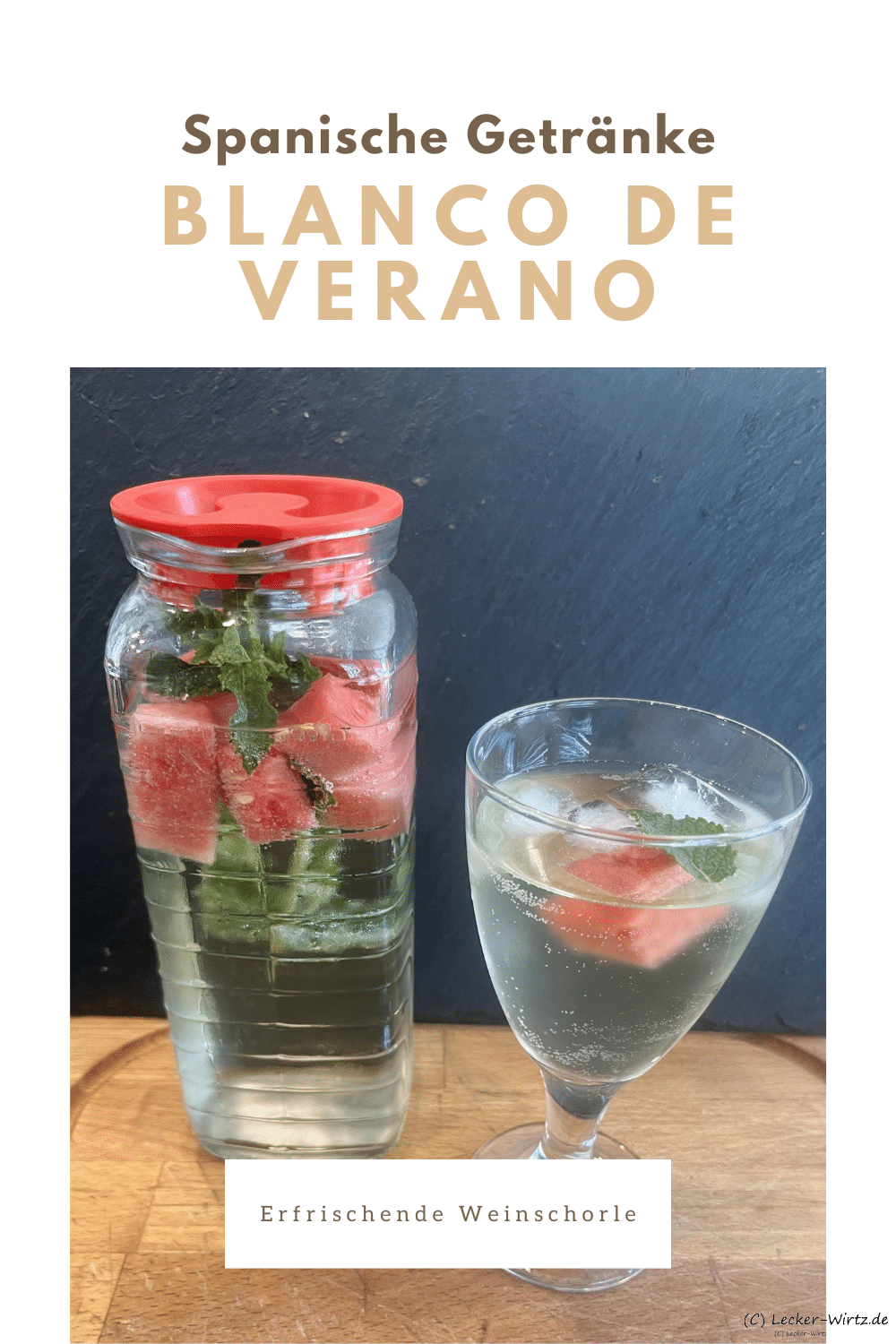 Blanco de verano – refreshing wine spritzer