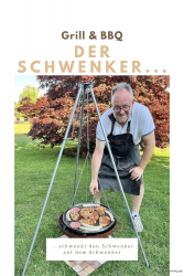 The Schwenker swings the Schwenker on the Schwenker – swifel grilling of pork neck steak