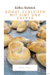 Donut-Schleifen mit Zimt und Zucker