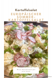 European summer potato salad