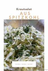 Greek coleslaw made from pointed cabbage