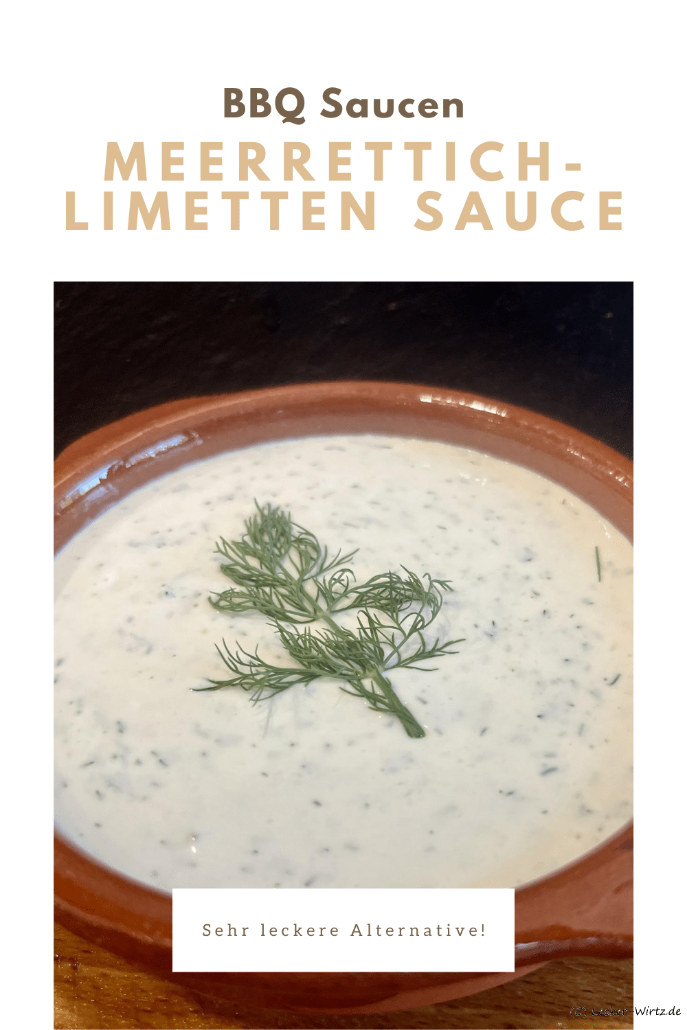 Meerrettich-Limetten Sauce