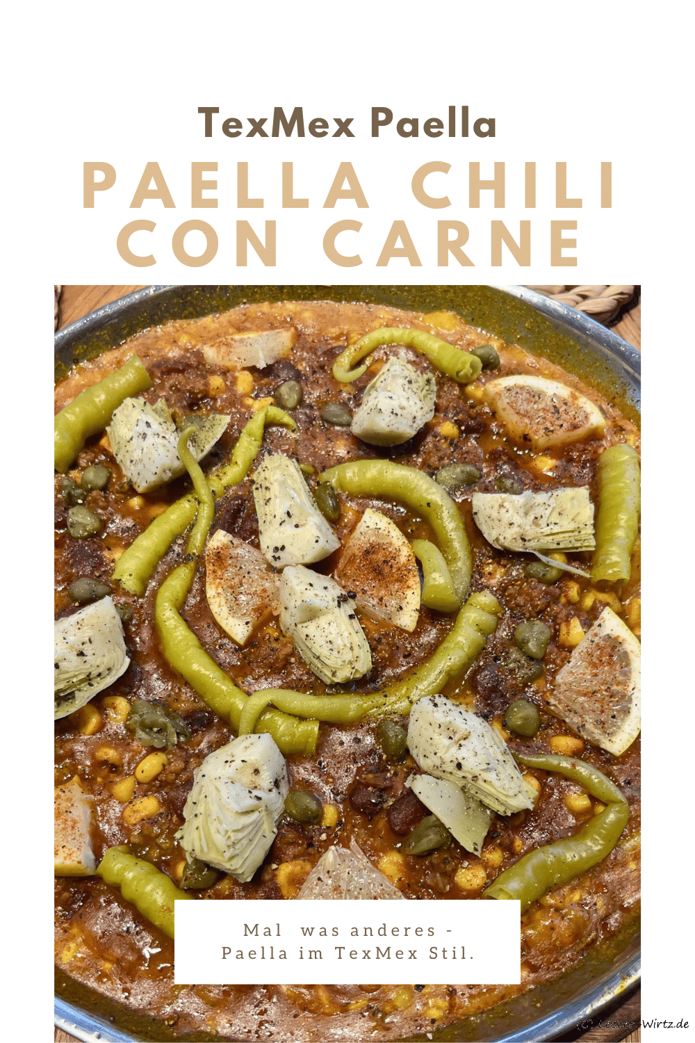 Paella Chili con Carne