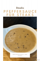 Pepper sauce for steaks