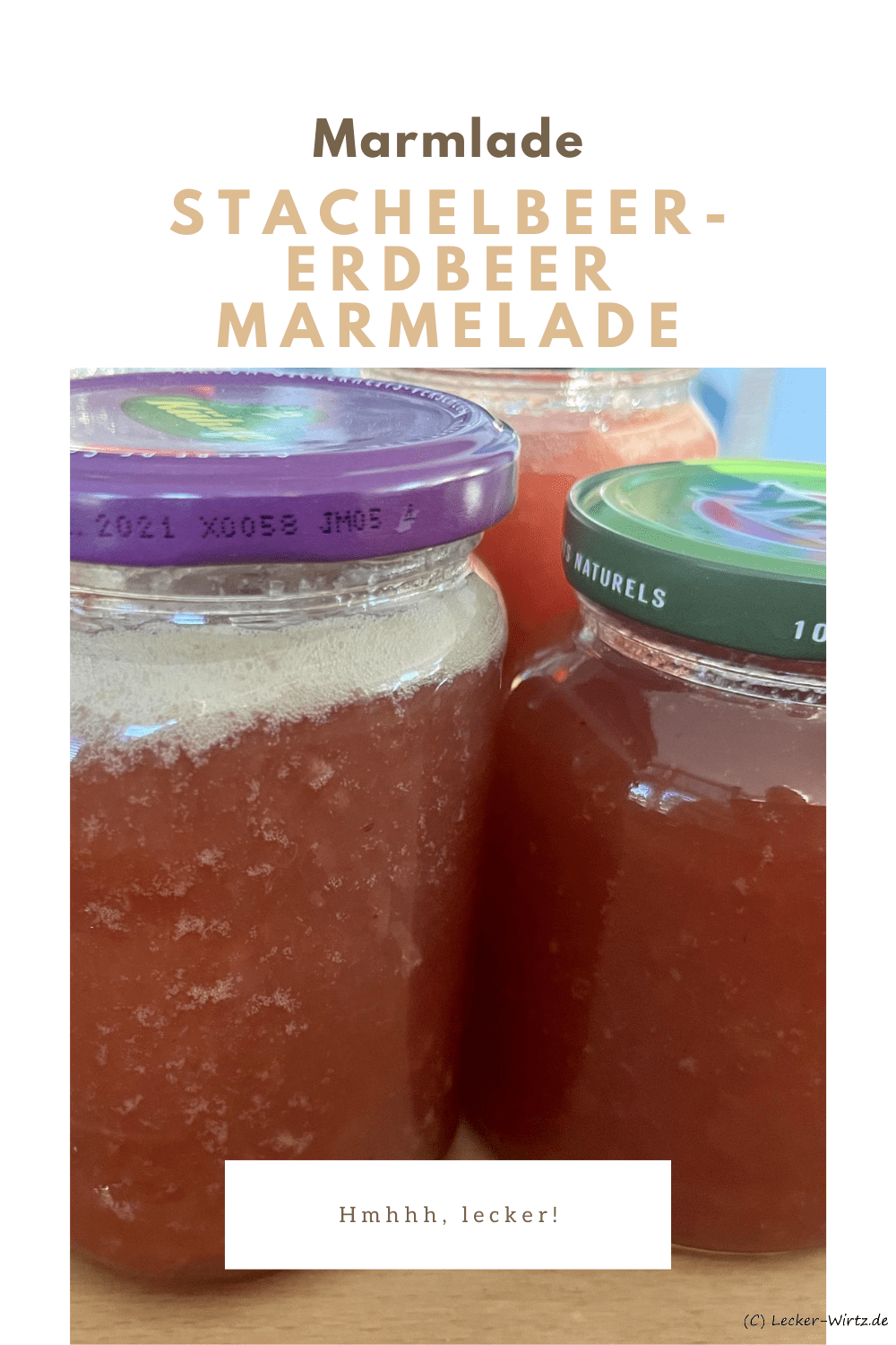 Stachelbeer-Erdbeer Marmelade
