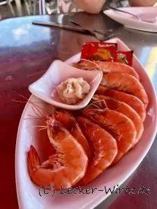 Crevettes rouges