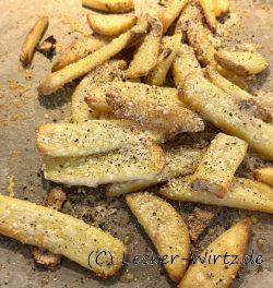 Frites à l’ail et au parmesan - Parmesan-Pommes mit Knoblauch