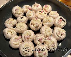 Gefüllte Champignons