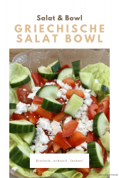 Griechische Salat Bowl