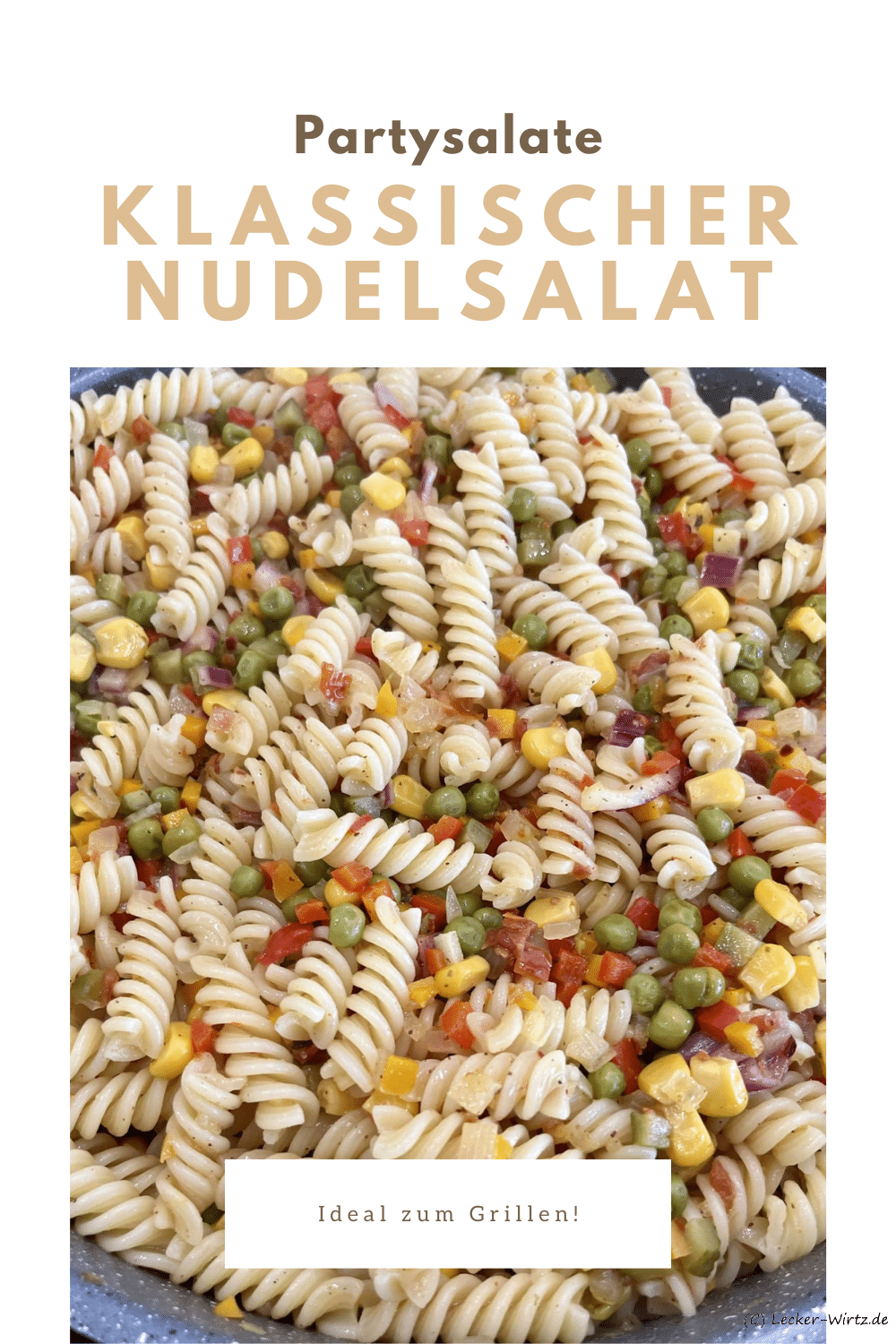 Klassischer Nudelsalat