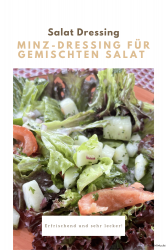 Minz-Dressing für gemischten Salat
