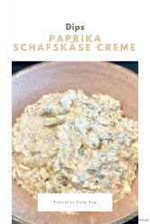 Paprika Schafskäse Creme – pikanter Feta Dip