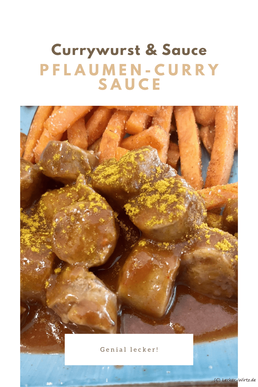 Pflaumen-Curry-Sauce für Currywurst