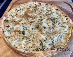 Tarte à l'oignon - französischer Zwiebelkuchen