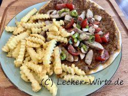 Bratwurst Lahmacun