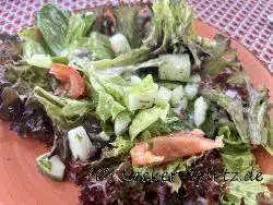 Gemischter Salat mit Minz-Dressing