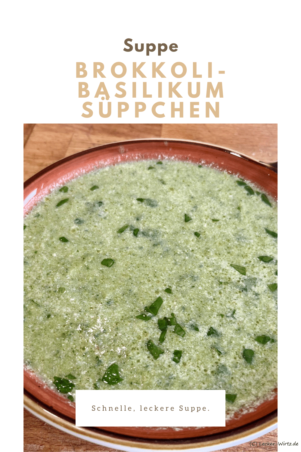 Brokkoli-Basilikum Süppchen