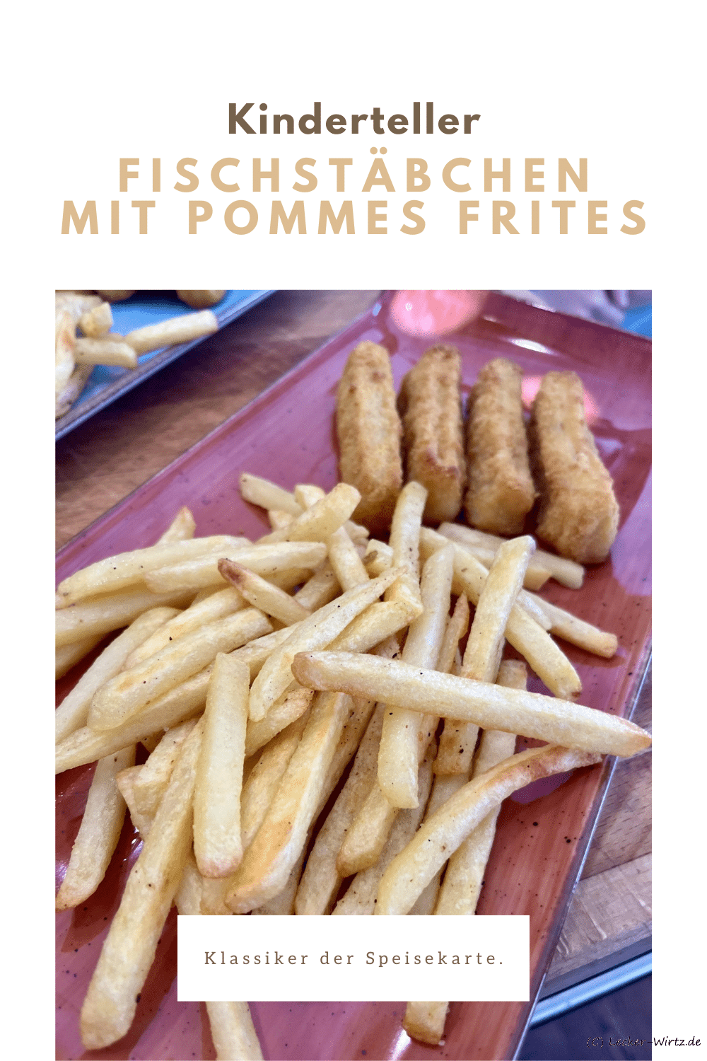 Fischstäbchen mit Pommes Frites