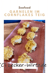 Garnelen im Cornflakes Teig