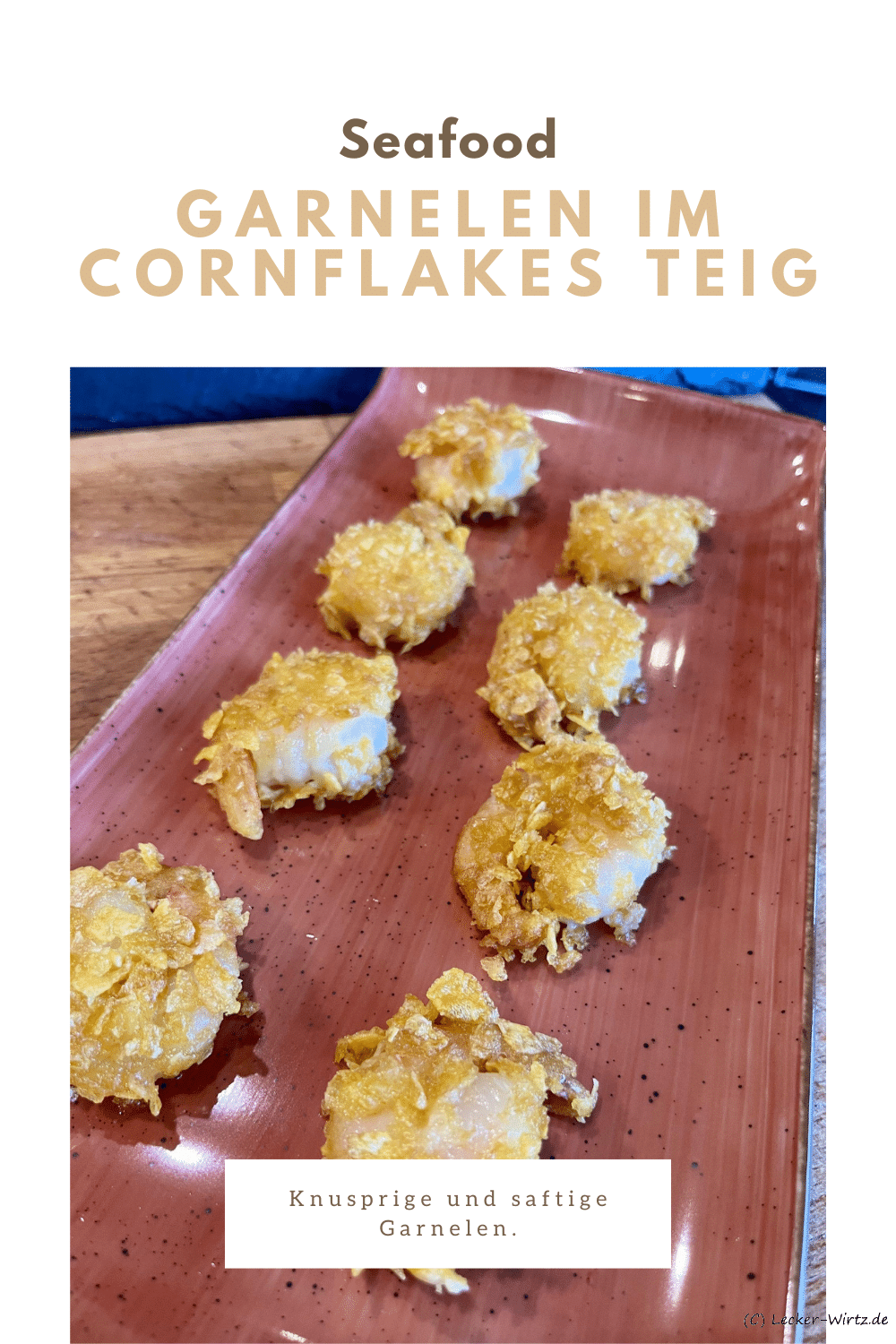Garnelen im Cornflakes Teig